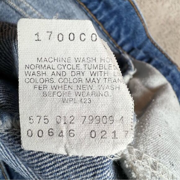 Vintage 1970’s Levi’s Orange Tab Bootcut Distressed Men’s Denim Jeans - Picture 11 of 12